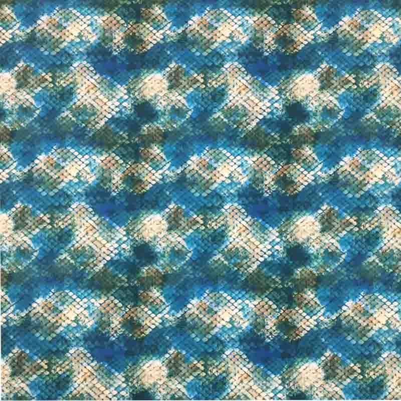 Piton patterned - BLUE